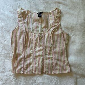 Moda International Floral Vintage Corset top